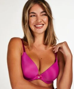 Hunkemöller Dames Lingerie Voorgevormde Beugel Bh Plunge - Paars - Maat B75 -Sloggi Bikini Winkle 1000x1200 45