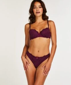Hunkemöller Dames Lingerie Voorgevormde Beugel Bh Rose - Paars - Maat E75 -Sloggi Bikini Winkle 1000x1200 5