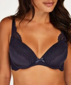 Hunkemöller Dames Lingerie Voorgevormde Beugel Bh Georgia - Blauw - Maat E75 -Sloggi Bikini Winkle 1000x1200 55