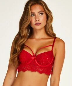 Hunkemöller Dames Lingerie Voorgevormde Longline Beugel Bh Pauline - Rood - Maat C80 -Sloggi Bikini Winkle 1000x1200 7