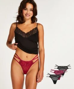 Hunkemöller Dames Lingerie 3-pack String Melda - Zwart - Maat S -Sloggi Bikini Winkle 1000x1200 83