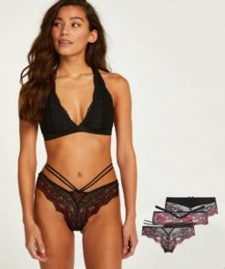 Hunkemöller Dames Lingerie 3-pack Boxerstring Loz - Zwart - Maat M -Sloggi Bikini Winkle 1000x1200 89