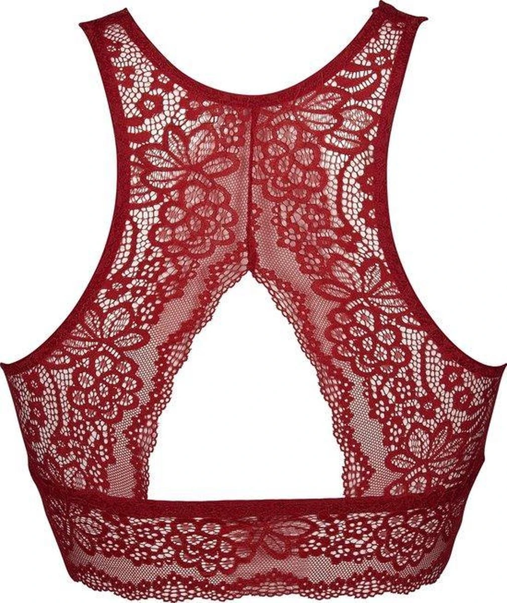 After Eden FLORINE Bralette - Rood - Maat M 2 After Eden FLORINE Bralette - Rood - Maat M - Afbeelding 2