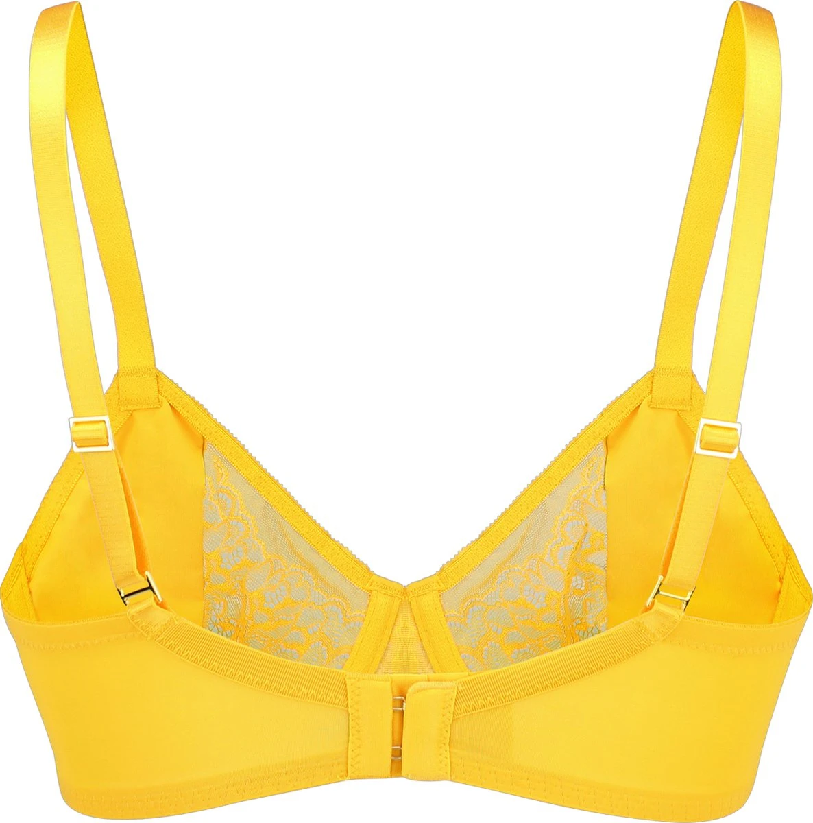 SAPPH - Diana Niet Voorgevormde BH - Maat 80D - Geel - Met Beugel - Dames 2 SAPPH - Diana Niet Voorgevormde BH - Maat 80D - Geel - Met Beugel - Dames - Afbeelding 2