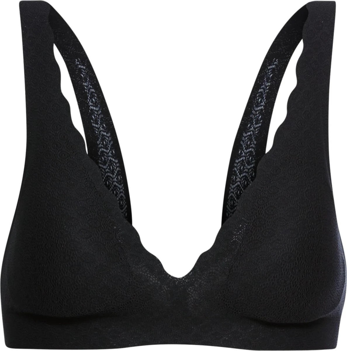 Sloggi ZERO Feel Lace Bralette - Zwart - Maat M 11 Sloggi ZERO Feel Lace Bralette - Zwart - Maat M - Afbeelding 11