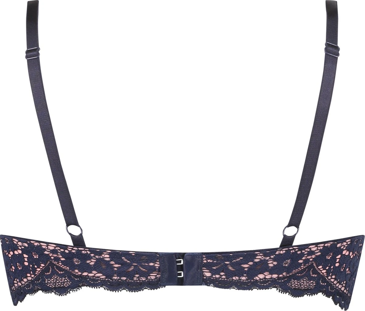Hunkemöller Dames Lingerie Voorgevormde Push-up Beugel Bh Rose - Blauw - Maat D75 2 Hunkemöller Dames Lingerie Voorgevormde Push-up Beugel Bh Rose - Blauw - Maat D75 - Afbeelding 2