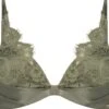 Hunkemöller Dames Lingerie Bralette Hannako - Groen - Maat L