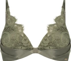 Hunkemöller Dames Lingerie Bralette Hannako - Groen - Maat L