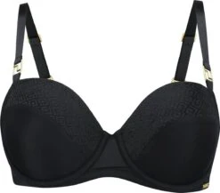 SAPPH - Roma Voorgevormde BH - Maat 80C - Zwart - Met Beugel - Dames