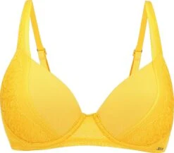 SAPPH - Diana Voorgevormde T-Shirt BH - Maat 95D - Geel - Met Beugel - Dames -Sloggi Bikini Winkle 1200x1052