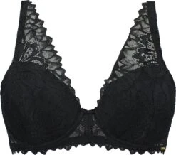 SAPPH - Flora Voorgevormde BH Zwart - Maat 80B - Zwart - Met Beugel - Dames