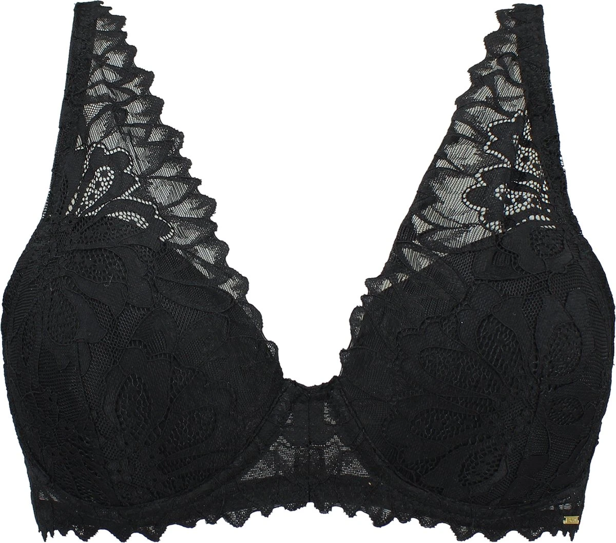 SAPPH - Flora Voorgevormde BH Zwart - Maat 80B - Zwart - Met Beugel - Dames 1 SAPPH - Flora Voorgevormde BH Zwart - Maat 80B - Zwart - Met Beugel - Dames