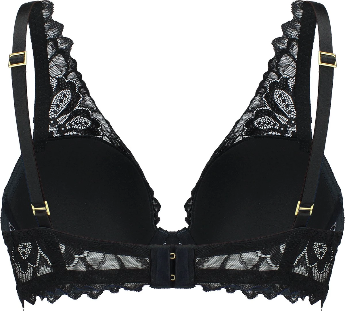 SAPPH - Flora Voorgevormde BH Zwart - Maat 80B - Zwart - Met Beugel - Dames 3 SAPPH - Flora Voorgevormde BH Zwart - Maat 80B - Zwart - Met Beugel - Dames - Afbeelding 3