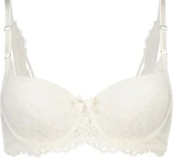 Hunkemöller Dames Lingerie Voorgevormde Beugel Bh Claire - Wit - Maat B85
