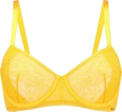 SAPPH - Diana Niet Voorgevormde BH - Maat 80D - Geel - Met Beugel - Dames