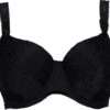 Elbrina Full Cover Voorgevormde Beha - Zwart - Dames Beha - Maat 95D