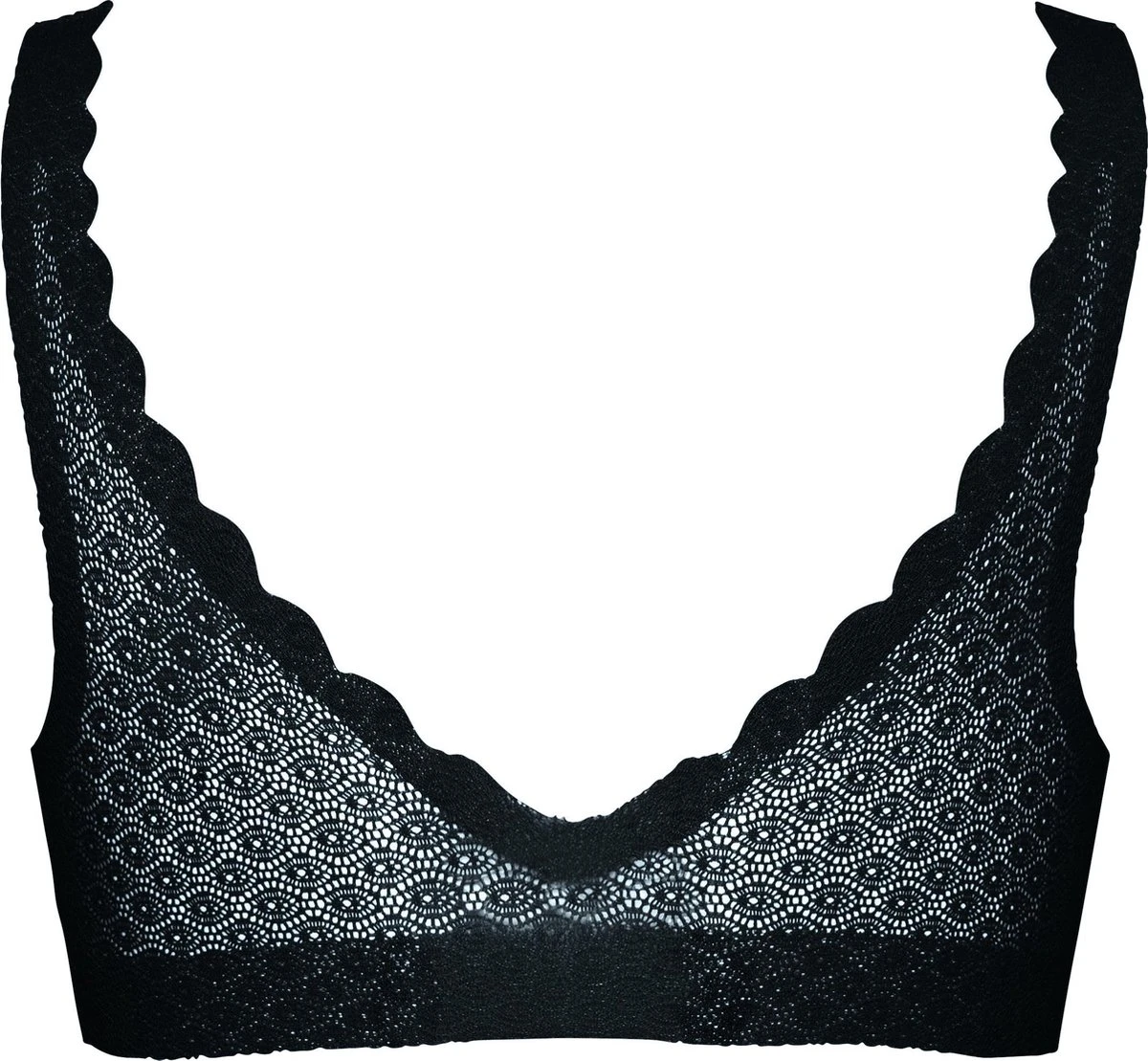 Sloggi ZERO Feel Lace Bralette - Zwart - Maat M 2 Sloggi ZERO Feel Lace Bralette - Zwart - Maat M - Afbeelding 2