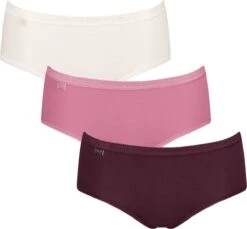 Sloggi Basic+ Midi C3P Dames Onderbroek - Maat 46 -Sloggi Bikini Winkle 1200x1113