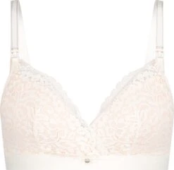 Hunkemöller Dames Lingerie Voorgevormde Voedingsbh Rose - Wit - Maat B90