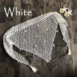 Merkloos Gehaakte Bikini Omslagdoek Met Schelpjes - Bikini Cover Up - Gehaakte Doek Met Schelpjes - Visnet Doek -Sloggi Bikini Winkle 1200x1200 21