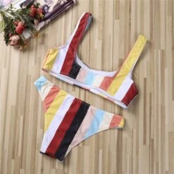 Merkloos Bikini Dames -Bikini Sets - Gestreept Bikini - Bikini Zomer 2022 - Maat L -Sloggi Bikini Winkle 1200x1200 39