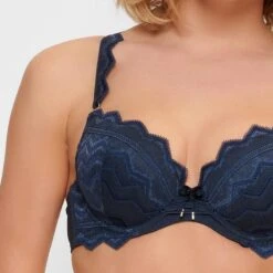 LingaDore - Midnight Push Up BH - Maat 80C - Blauw - Maximizer Bh - Dames -Sloggi Bikini Winkle 1200x1200 65