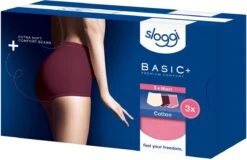 Sloggi Basic+ Maxi C3P Dames Onderbroek - Maat 48 -Sloggi Bikini Winkle 1200x775