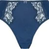 Hunkemöller Dames Lingerie Hoge Slip Diva - Blauw - Maat XL