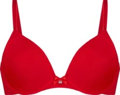 Hunkemöller Dames Lingerie Voorgevormde Beugel Bh Plunge - Rood - Maat A75