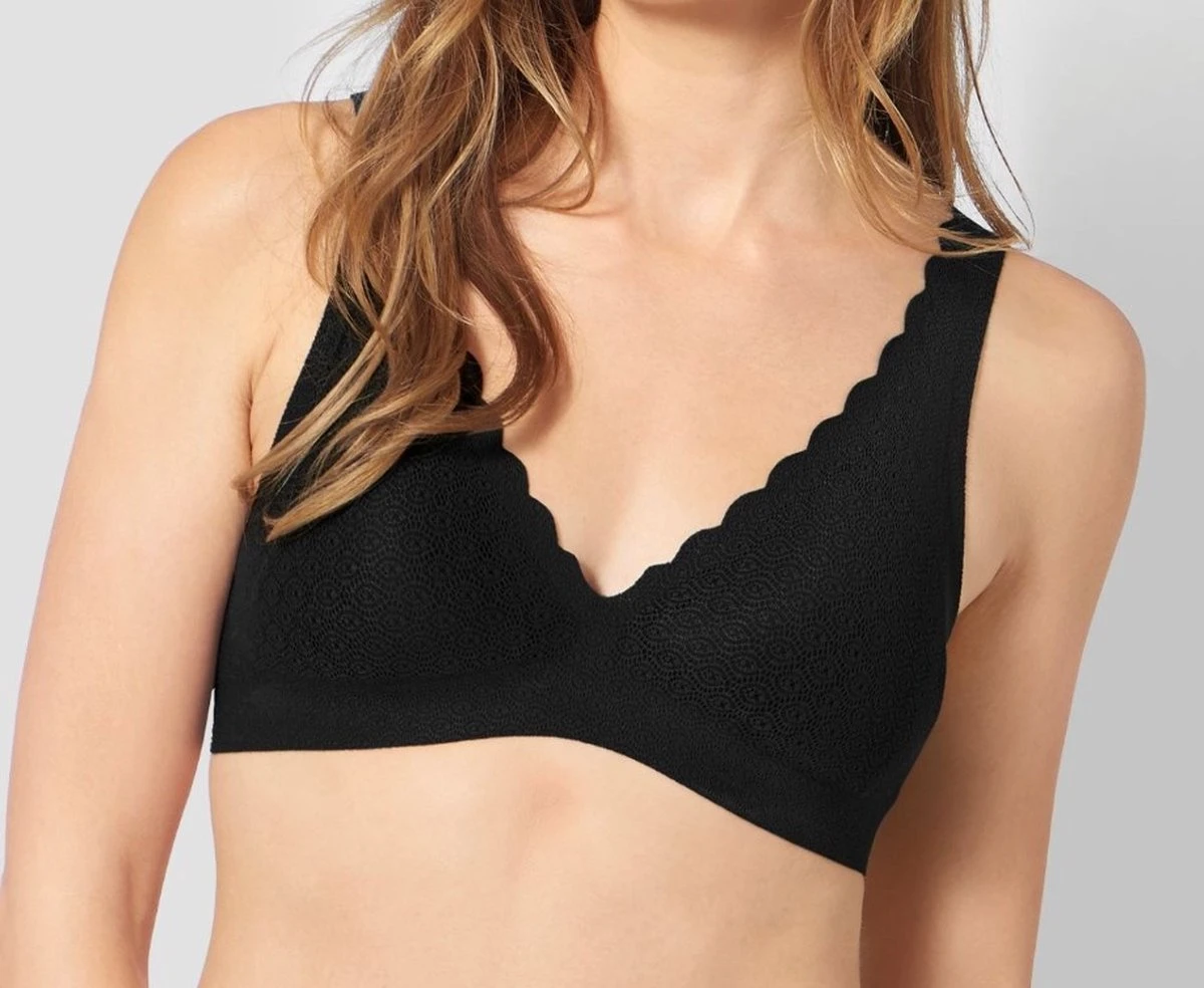 Sloggi ZERO Feel Lace Bralette - Zwart - Maat M 9 Sloggi ZERO Feel Lace Bralette - Zwart - Maat M - Afbeelding 9