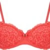 Hunkemöller Dames Lingerie Voorgevormde Beugel Bh Rose - Rood - Maat C75