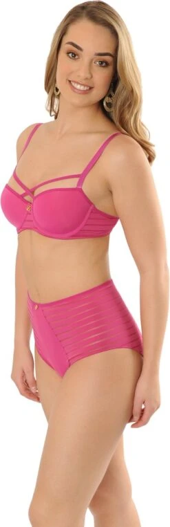 SAPPH - Iconic Basic Hoge Slip Fuchsia - Maat M - Fuchsia Roze - Dames -Sloggi Bikini Winkle 389x1200 1