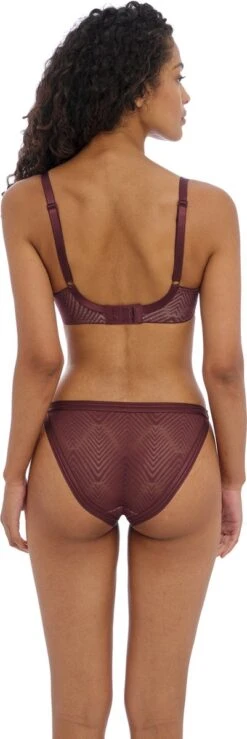 FREYA Tailored High Apex Plunge Dames Beha - Maat D85 -Sloggi Bikini Winkle 401x1200