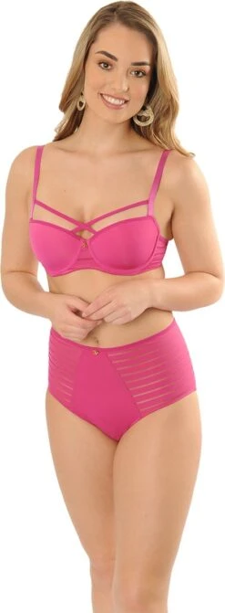 SAPPH - Rosie Voorgevormde BH Fuchsia - Maat 90B - Fuchsia Roze - Met Beugel - Dames -Sloggi Bikini Winkle 442x1200