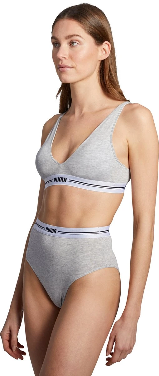 Puma High Waist Brief Dames Onderbroek - 4-pack - L 2 Puma High Waist Brief Dames Onderbroek - 4-pack - L - Afbeelding 2