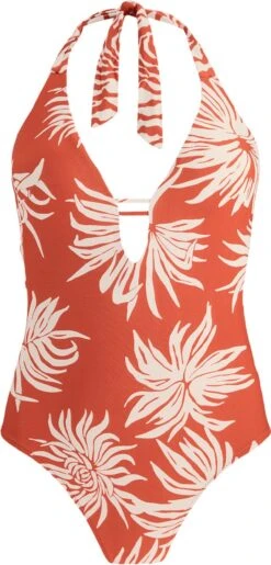 Barts Deltia Halter One Piece Rust Dames Badpak - Maat 44