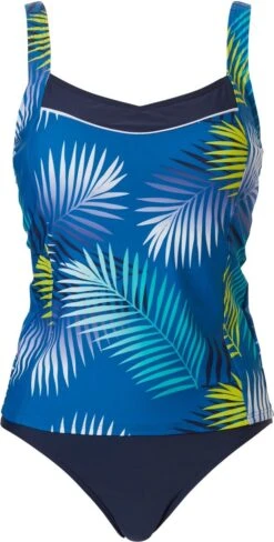 Pastunette Beach - Palm Leaves - Tankiniset - Blauw - Maat 40