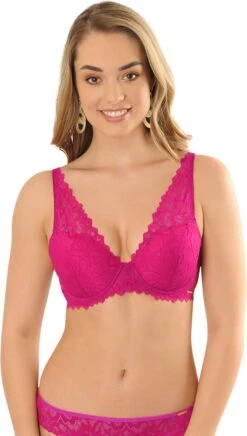SAPPH - Flora Voorgevormde BH Fuchsia - Maat 80F - Fuchsia Roze - Met Beugel - Dames -Sloggi Bikini Winkle 680x1200 2