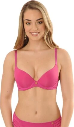 SAPPH - Madison Push-Up BH Fuchsia - Maat 80E - Fuchsia Roze - Met Beugel - Dames -Sloggi Bikini Winkle 699x1200