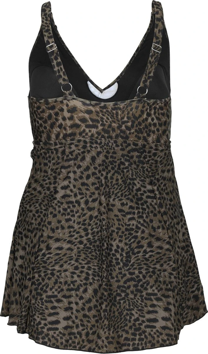 Paprika Dames Badjurk Met Luipaardprint - Zwempak - Maat 54 8 Paprika Dames Badjurk Met Luipaardprint - Zwempak - Maat 54 - Afbeelding 8