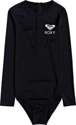 Roxy - UV Badpak Voor Dames - Essentials Met Korte Rits - Longsleeve - True Black - Maat XXL (44) -Sloggi Bikini Winkle 731x1200