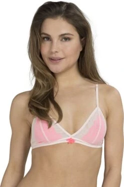 Hunkemöller Dames Bralette Mesh Over Lace - Roze - Maat M -Sloggi Bikini Winkle 793x1200 2