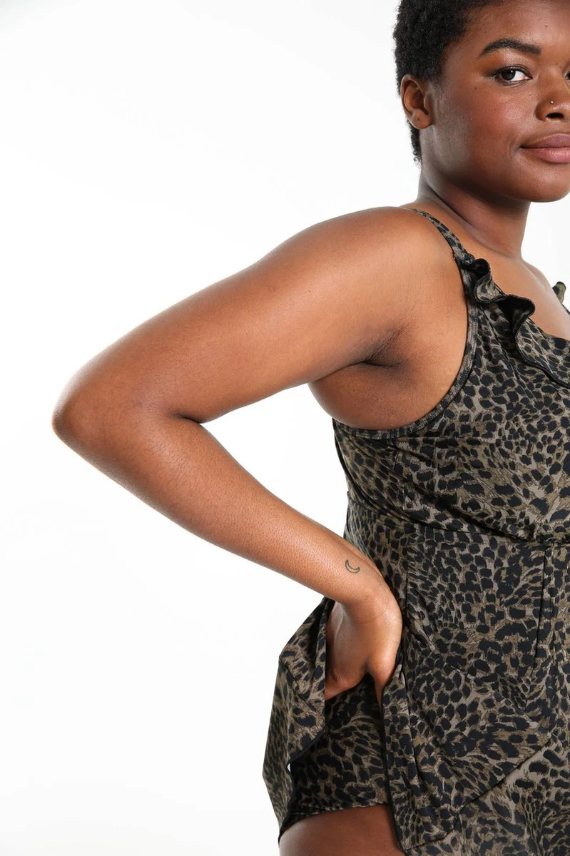 Paprika Dames Badjurk Met Luipaardprint - Zwempak - Maat 54 5 Paprika Dames Badjurk Met Luipaardprint - Zwempak - Maat 54 - Afbeelding 5