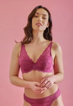 SAPPH - Flora Voorgevormde BH Fuchsia - Maat 85D - Fuchsia Roze - Met Beugel - Dames -Sloggi Bikini Winkle 831x1200 120