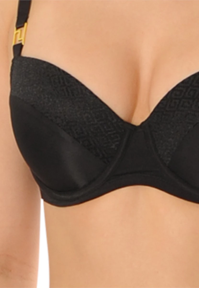 SAPPH - Roma Voorgevormde BH - Maat 85D - Zwart - Met Beugel - Dames 9 SAPPH - Roma Voorgevormde BH - Maat 85D - Zwart - Met Beugel - Dames - Afbeelding 9