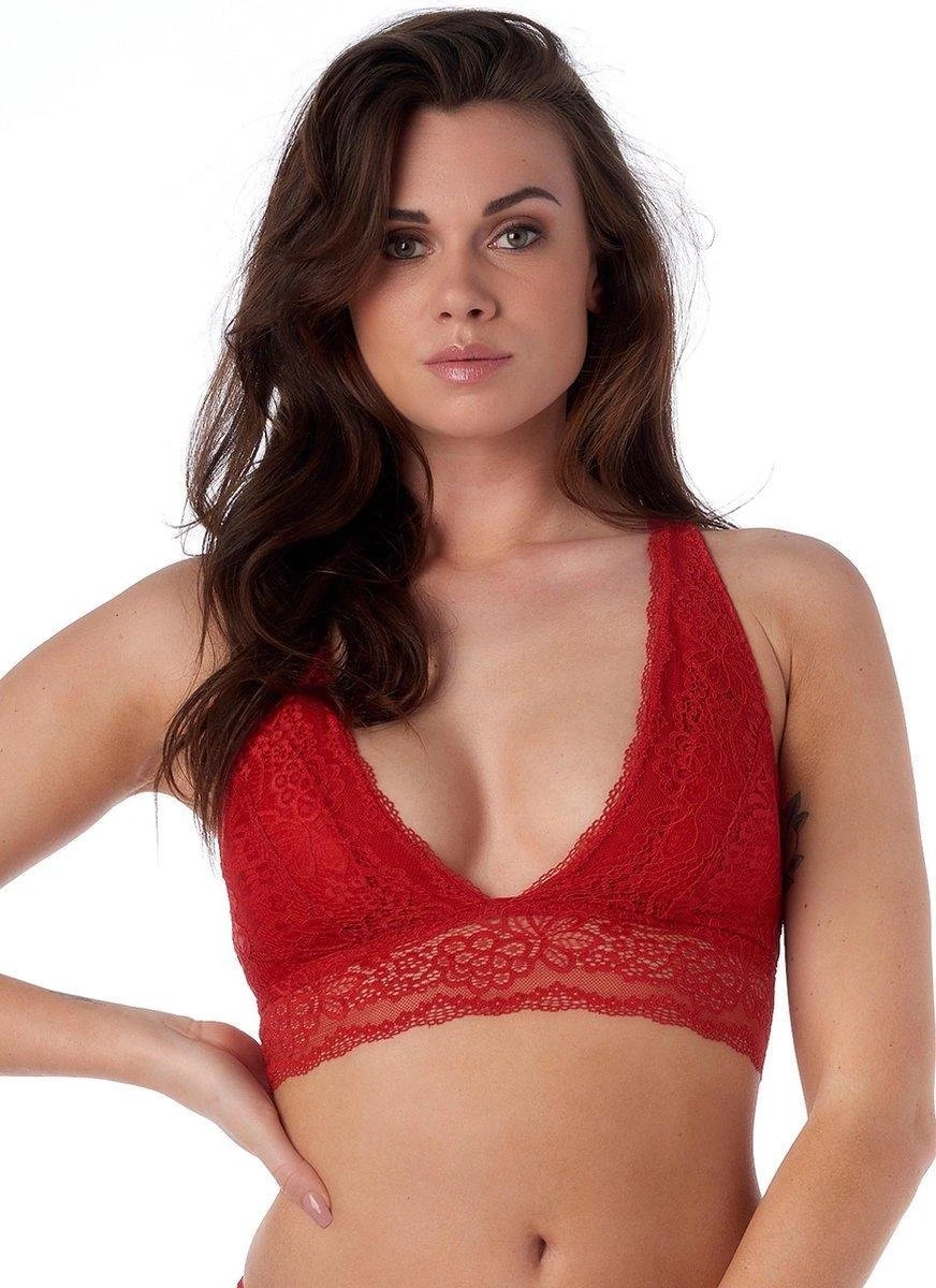 After Eden FLORINE Bralette - Rood - Maat M 3 After Eden FLORINE Bralette - Rood - Maat M - Afbeelding 3