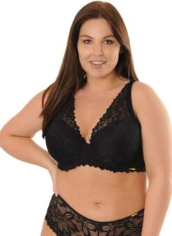 SAPPH - Flora Voorgevormde BH Zwart - Maat 80B - Zwart - Met Beugel - Dames 19 SAPPH - Flora Voorgevormde BH Zwart - Maat 80B - Zwart - Met Beugel - Dames -Sloggi Bikini Winkle 872x1200