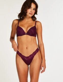 Hunkemöller Dames Lingerie Voorgevormde Beugel Bh Plunge - Paars - Maat E75 11 Hunkemöller Dames Lingerie Voorgevormde Beugel Bh Plunge - Paars - Maat E75 -Sloggi Bikini Winkle 925x1200