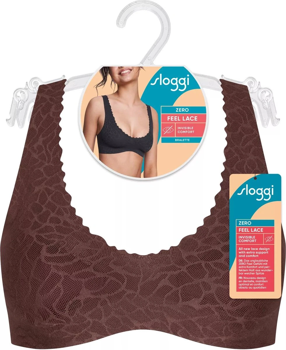 Sloggi Zero Feel Lace 2.0 Bralette Dames Beha - Maat L 2 Sloggi Zero Feel Lace 2.0 Bralette Dames Beha - Maat L - Afbeelding 2