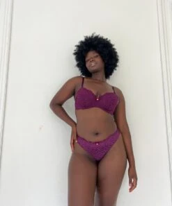 Hunkemöller Dames Lingerie Voorgevormde Beugel Bh Rose - Paars - Maat E75 -Sloggi Bikini Winkle 999x1200